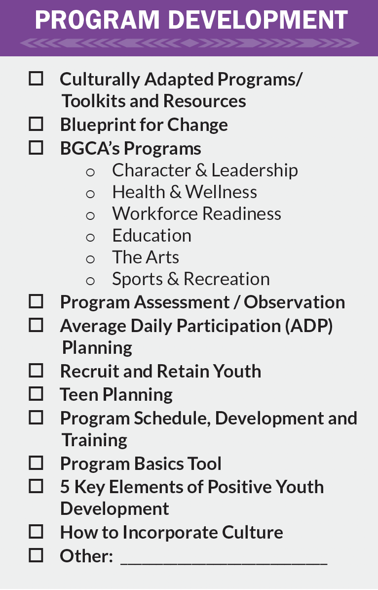 Program Development